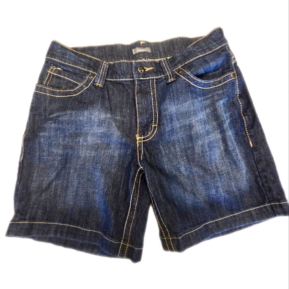 5/$55 Cabela's 99% Cotton Dark Blue Wash Denim Shorts, 8 Regular